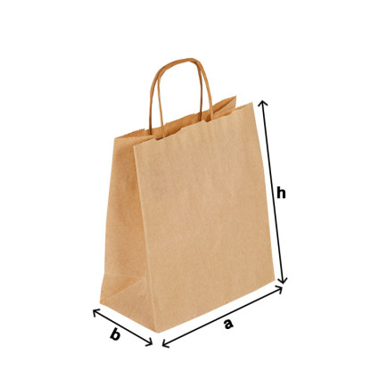 Twisted Handle Kraft Bag - Monopack TR